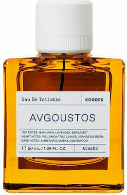 Korres Avgoustos Eau De Toilette 50ml